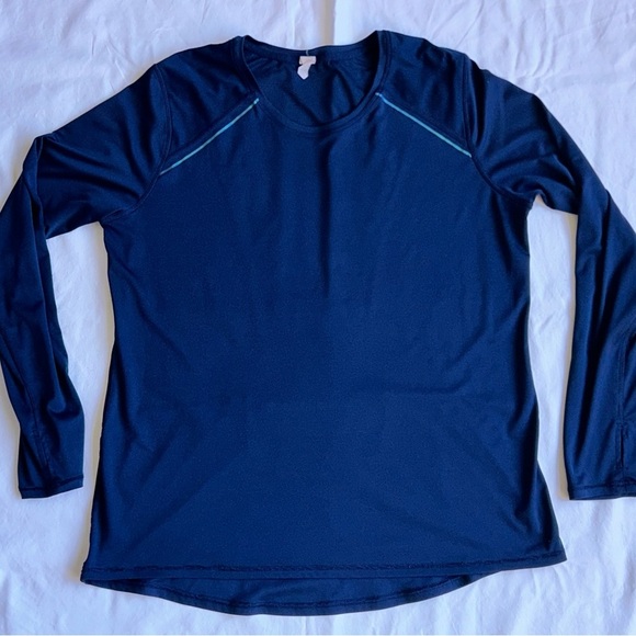 C9 by Champion Long Sleeve Athletic Blue Top Sz L - Picture 1 of 6